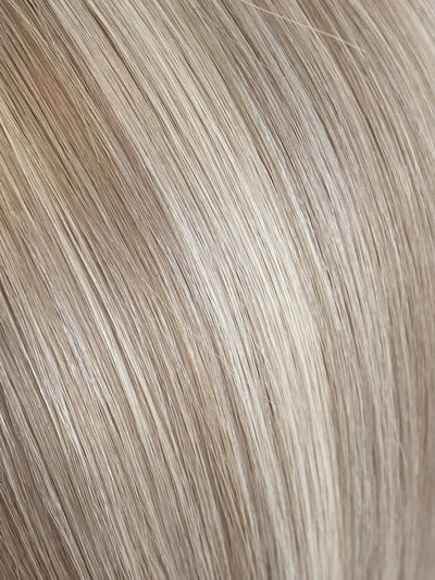 Cookie Blonde Piano 14/22 Ultra-Thin Mini Weft Hair Extensions | Real Hair Co - REAL HAIR CO