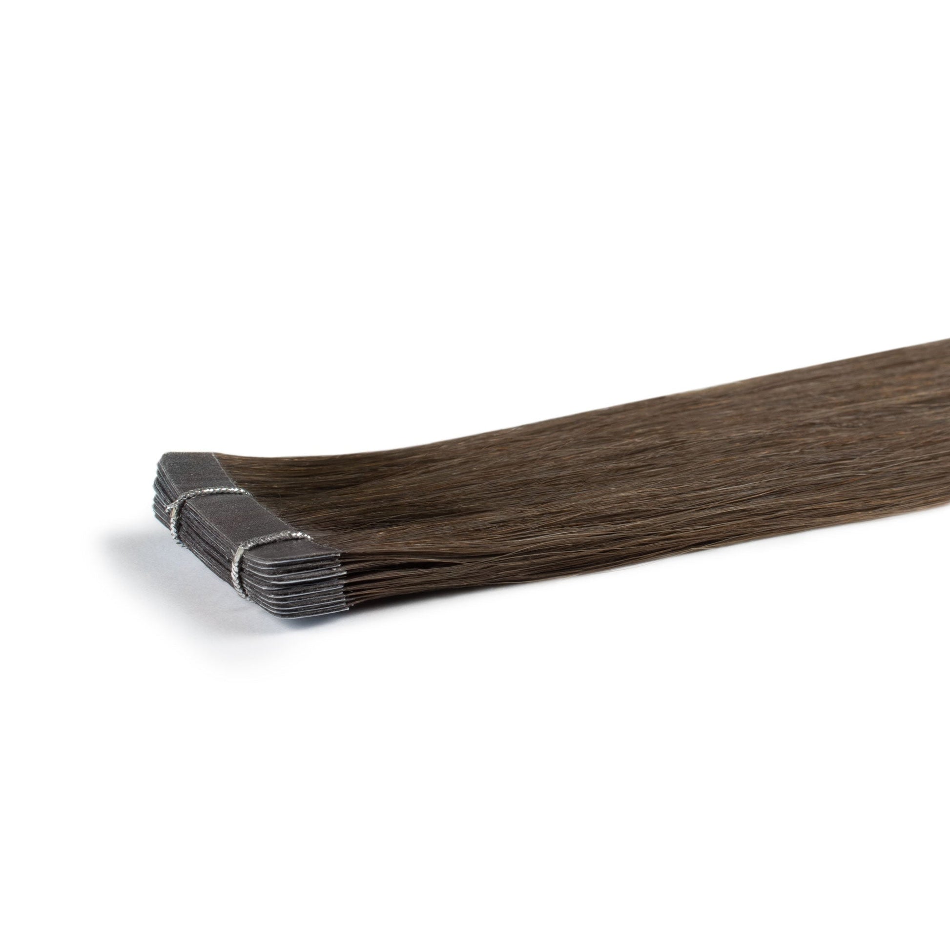 Chocolate Brown #4 Premium Tape Hair Extensions - 100% Cuticle Remy Hair | Real Hair Co - REAL HAIR CO