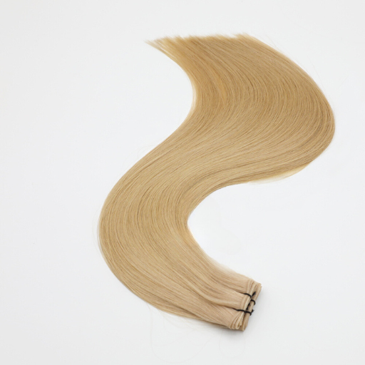 Hand Tied Weft Hair Extensions by Real Hair Co -Honey Blonde #27- 100% Remy Human Hair - REAL HAIR CO