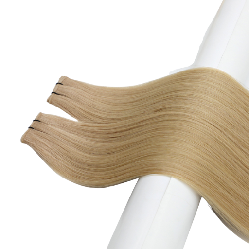 Hand Tied Weft Hair Extensions by Real Hair Co -Honey Blonde #27- 100% Remy Human Hair - REAL HAIR CO