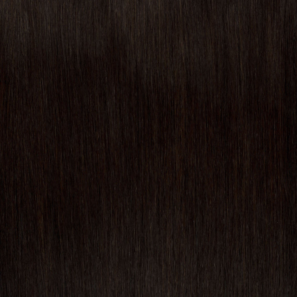 OFF Black #1b Machine weft Hair Extension - REAL HAIR CO