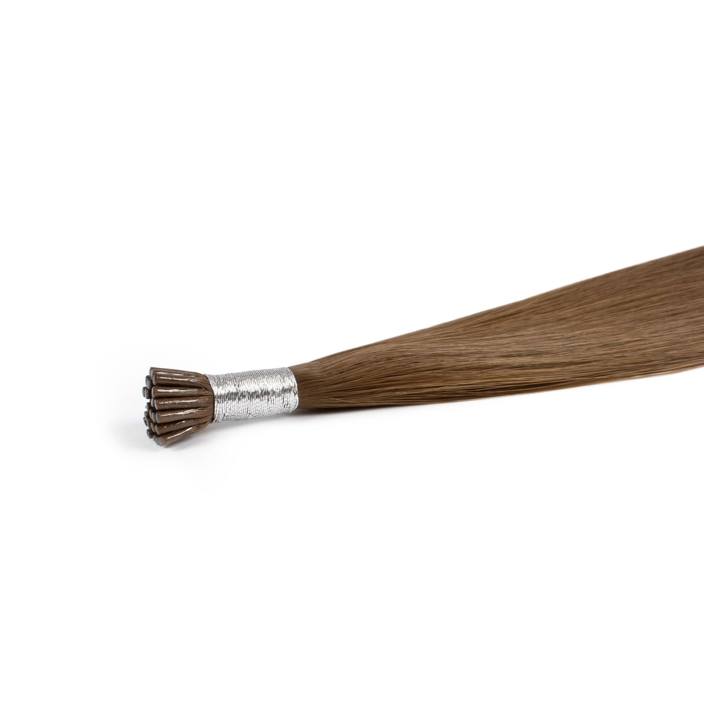 Chestnut Brown #6  Micro Bead I tip Hair Extension - REAL HAIR CO