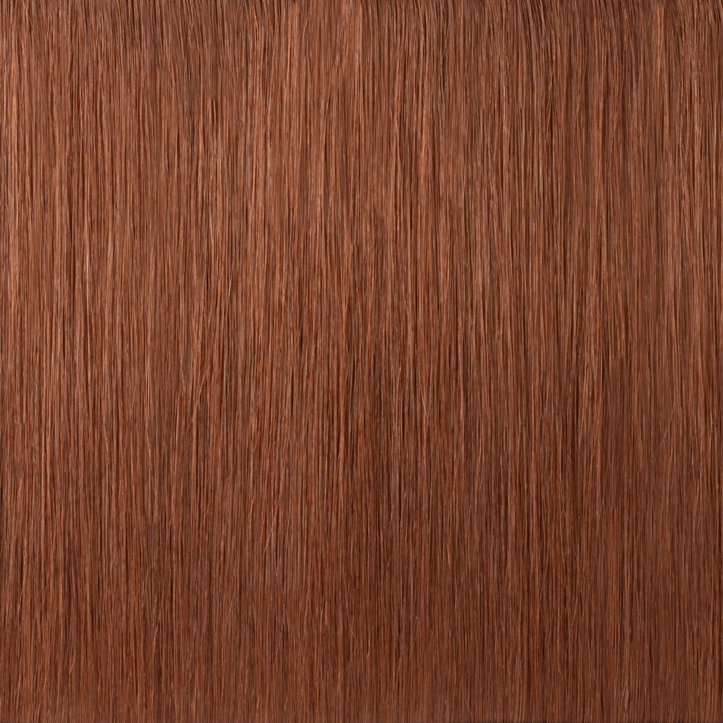 Rich Copper Auburn #33  Micro Bead I tip Hair Extension - REAL HAIR CO